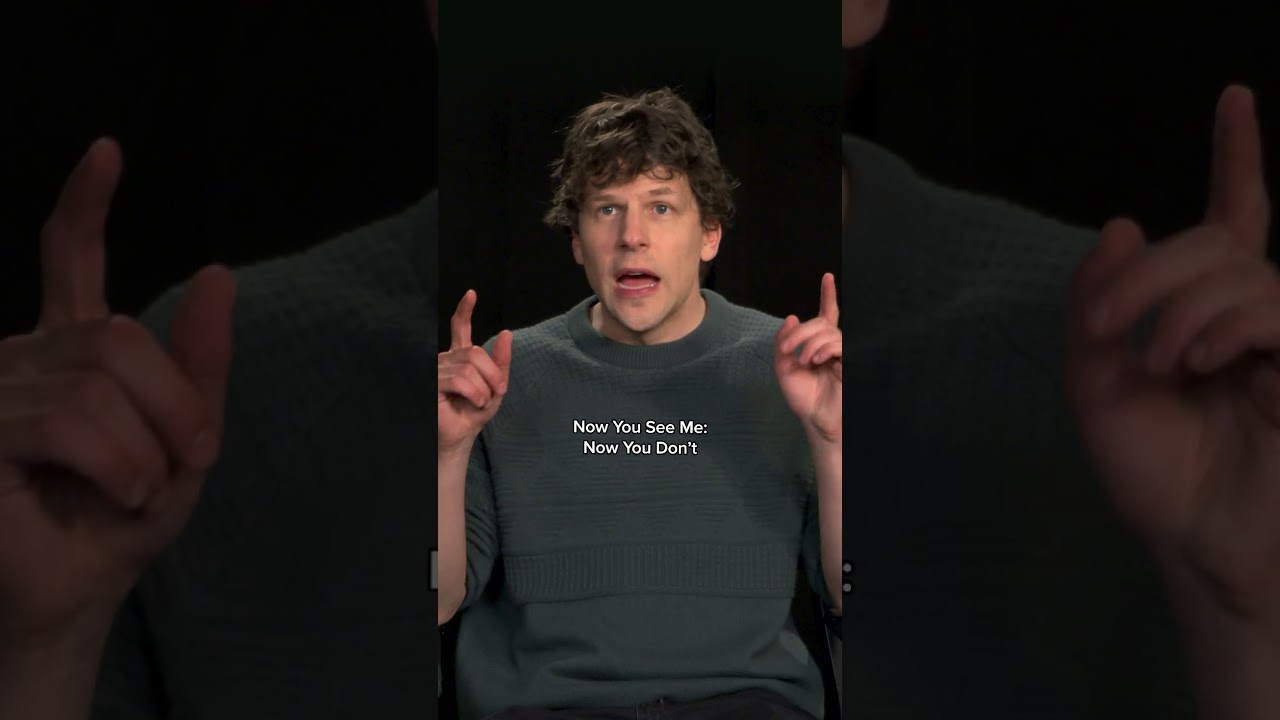 and for our next trick: making Jesse Eisenberg appear