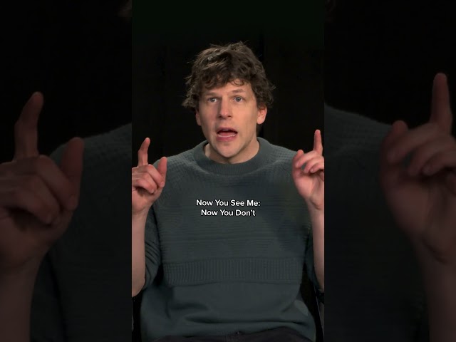 and for our next trick: making Jesse Eisenberg appear