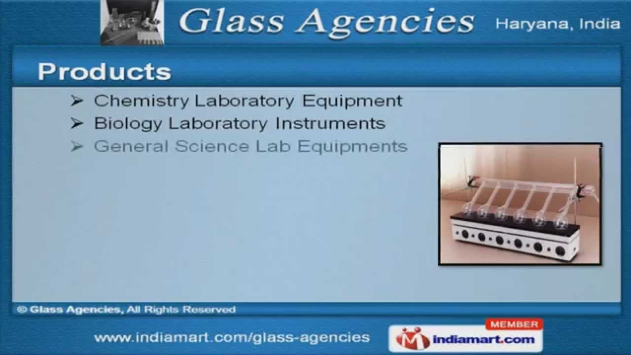 Chemistry Laboratory Equipment by Glass Agencies Ambala Cantt