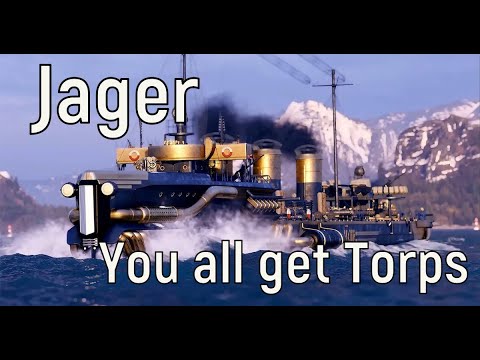 World of Warships - IX Jager Replay, you all get torps