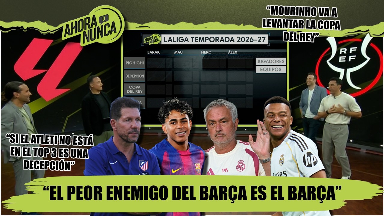 BARCELONA sin RIVAL en LA LIGA, el REAL MADRID no va a poder MANTENER la EXIGENCIA | Ahora O Nunca