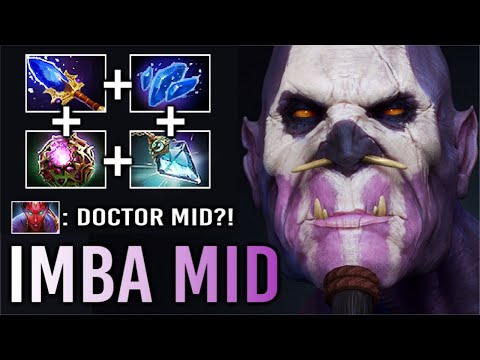 WITCH DOCTOR IS NOT A SUPPORT HERO! Mid WD Scepter OC -40% CD Delete All Meta Heroes WTF Dota 2