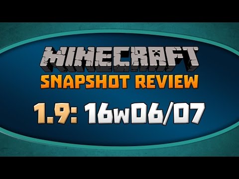 Minecraft Snapshot Review - 1.9: 16w05/06: Crafting Recipe on Spectral Arrows and more!