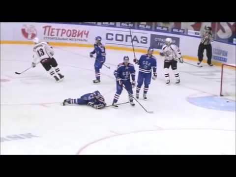 A Must See!! Ilya Kovalchuk makes no-look pass to opponent for empty net goal