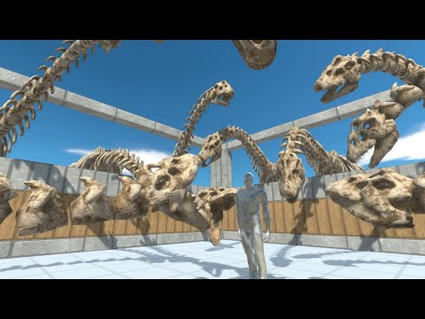 Skeleton Sauropod Feeding Zone Animal Revolt Battle Simulator