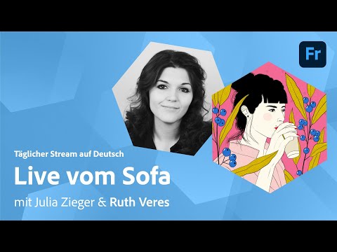 Illustration mit Julia Zieger und Ruth Veres | Adobe Live