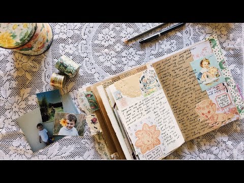 Easy Junk Journal Page Ideas BORDERS 