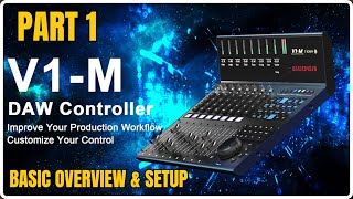 Video thumbnail for ICON V1-M DAW CONTROLLER | Set Up & Overview PT 1 by Home Recording Made Easy