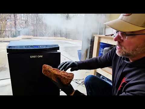 Smoking Brisket with the EAST OAK Electric Smoker 🚀🍖 Say Goodbye to Boring Grilling! 🌶️✨