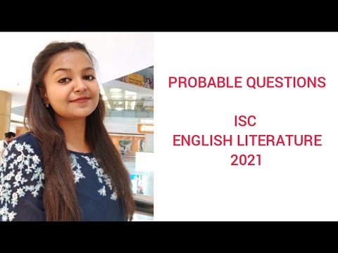 SUGGESTIONS OF ENGLISH LITERATURE- ISC