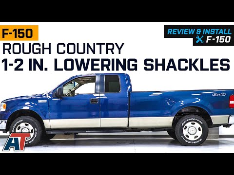 2004-2013 F150 Rough Country 1-2 in. Lowering Shackles Review & Install