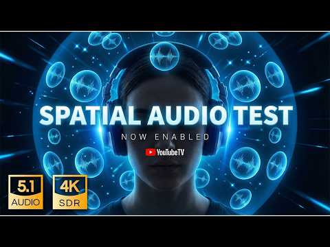 BEST WAY to experience TRUE 3D Spatial sound on YouTube 🔈🔉🔊 4K Real Spatial Dolby Digital Audio