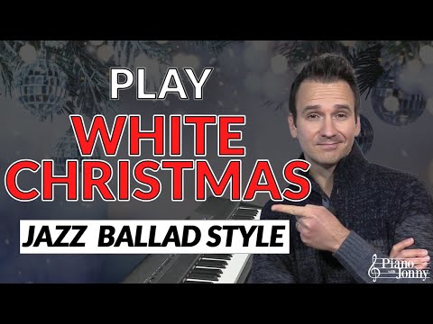 Play White Christmas in a Beautiful Jazz Piano Style ❄️🎄