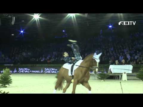 FEI World Cup™ Vaulting 2013/14 Paris - Yvan Nousse 2nd Place