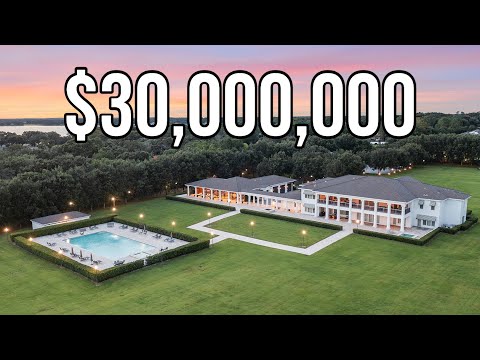 $30 Million Windermere Lakefront Property | Mansion Tour