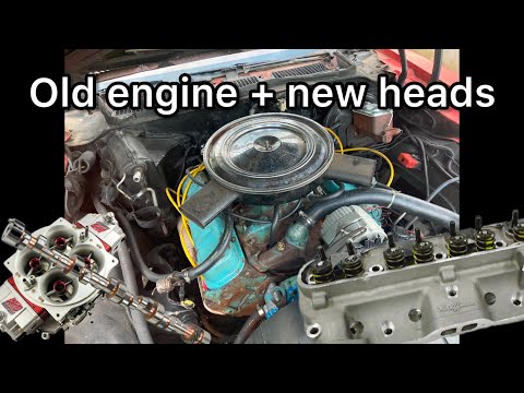 Pontiac 400 Kauffman Racing aluminum heads swap