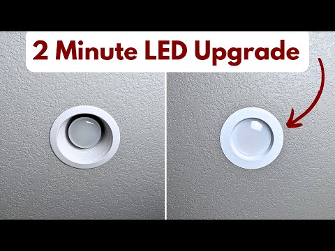 Replace Old Recessed Can Lights With Modern Retrofit LED Lights | Builds by Maz