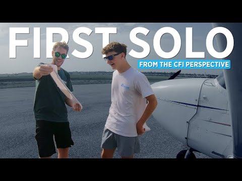 Behind The Scenes On A FIRST SOLO FLIGHT