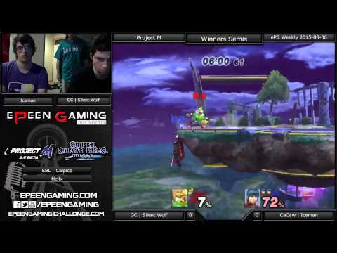 ePG Weekly - GC | Silent Wolf (Fox) Vs. CACAW| Iceman (Marth) SSBPM (Winners Semis) - Project M