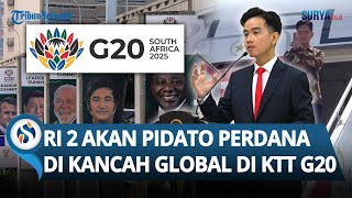 Siap-siap! Gibran bakal Pidato Pertama Kali di Depan Pimpinan Dunia Wakili Prabowo di KTT G20