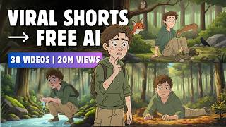 I Made Viral 2D Animation Shorts With Only FREE AI Tools