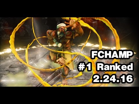 [SFV] FChamp Dhalsim Ranked - Current Ranked #1 - Street Fighter 5