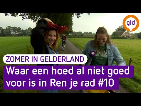 Waar een hoed al niet goed voor is bij Ren je Rad #10 | Zomer in Gelderland