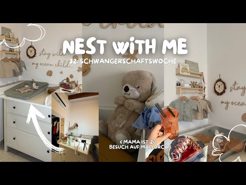vlog: nest with me, baby erstausstattung, wickelkommode einrichten + baby prep part. 01 🐣🌞