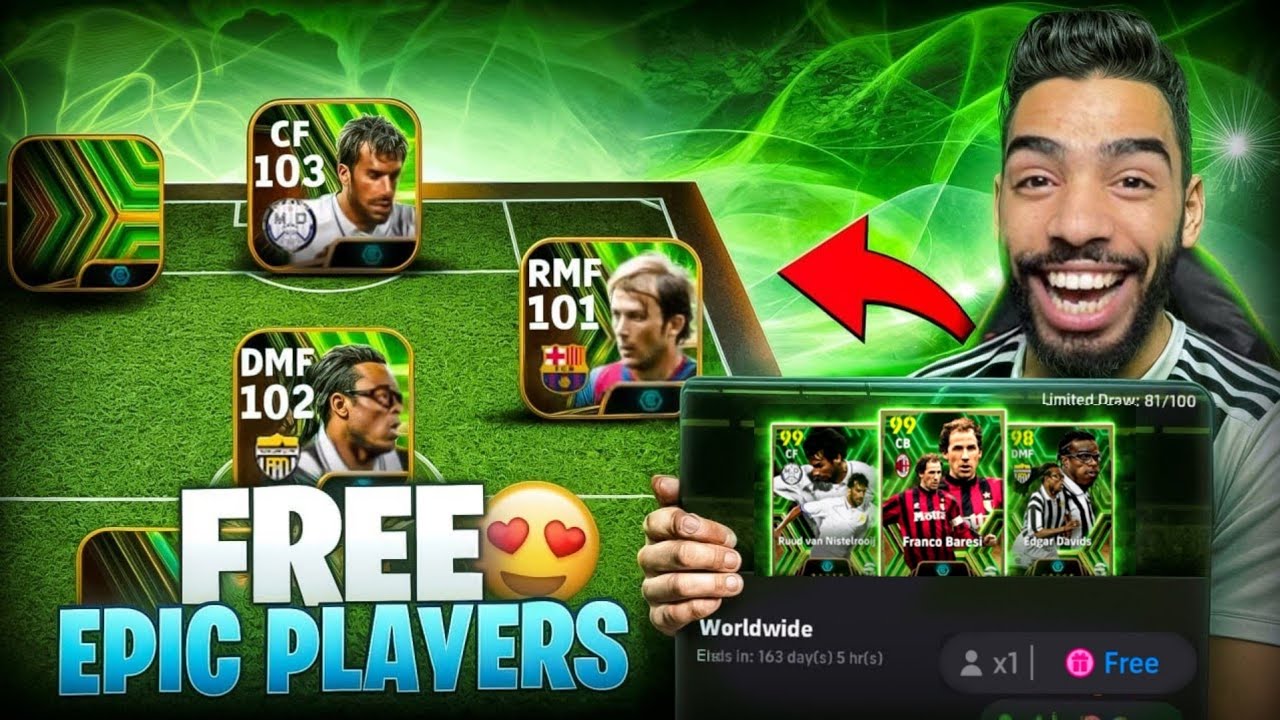 I CREATED A FULL TEAM OF FREE EPIC WORLDWIDE  PLAYERS AND IT WAS AMAZING 🔥😍EFOOTBALL 25 MOBILE