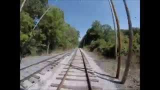 preview picture of video 'Rockhill Trolley Museum Eastbound Time-lapse'