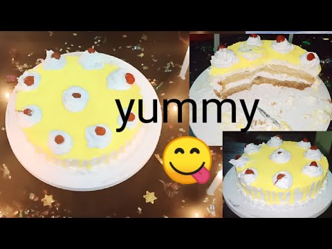 Pineapple pastry cake || pastry cake by Husna Qureshi