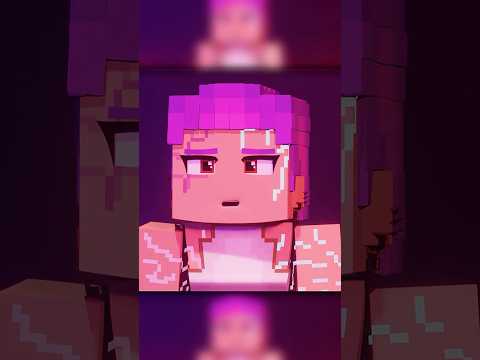 KPop Demon Hunters but it's Minecraft | HUNTR/X | #shorts