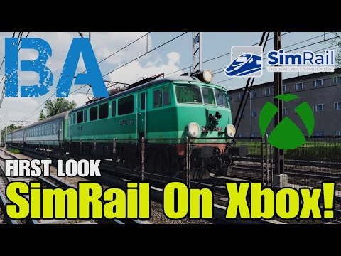 SimRail On XBOX SERIES X - First Look Of This TRAIN/RAILWAY SIMULATOR