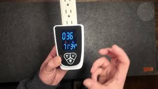 5-in-1 Carbon Monoxide Detectors Plug in Smoke Alarm & Natural Gas
