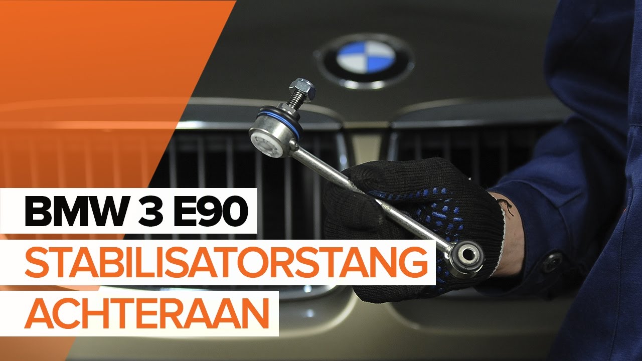 Hoe stabilisatorstang achteraan vervangen bij een BMW E90 – vervangingshandleiding