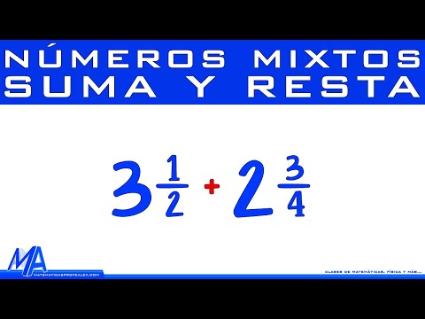 Addition and subtraction of mixed numbers