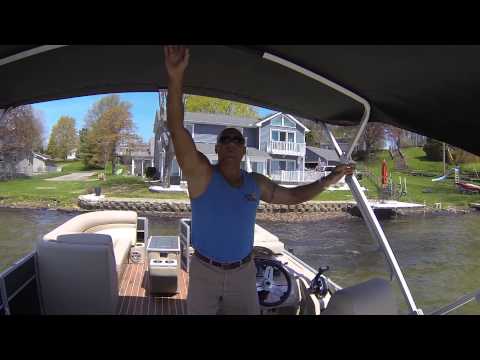 How To take Your Pontoon Top Down