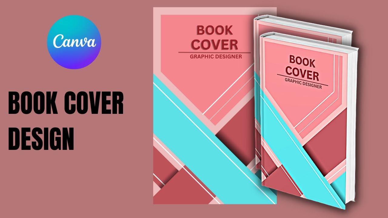 book cover design | canva tutorial