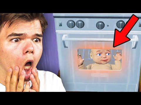 COOKING MY BABY IN THE OVEN! (Mother Simulator)