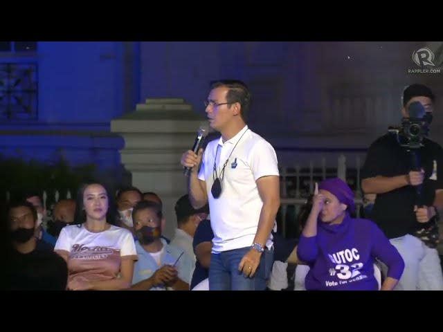 WATCH: Isko Moreno targets Marcos Jr. in Cavite rally