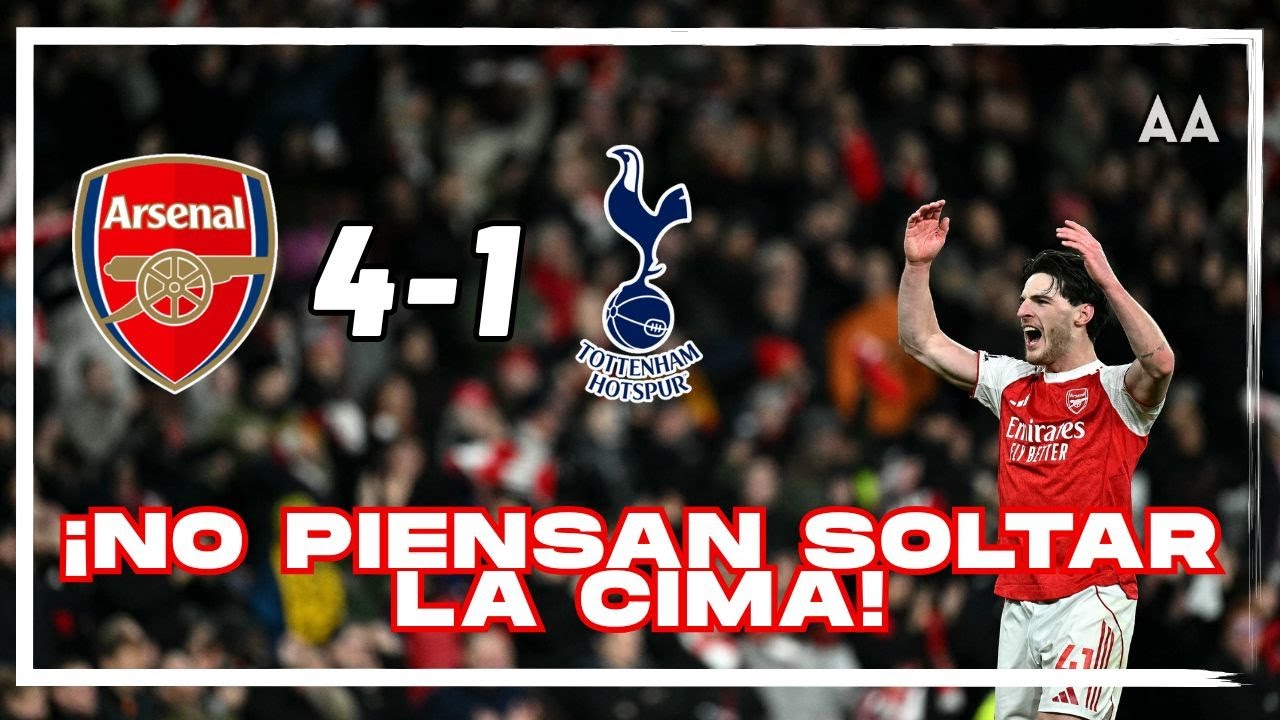 ¡LONDRES ES GUNNER! Arsenal GOLEA al Tottenham y se aleja en la punta de la Premier