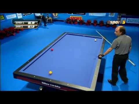 Superfinal Ciutat de Barcelona de billar 2011, 2ª partida: Dani Sánchez - Semih Sayginer