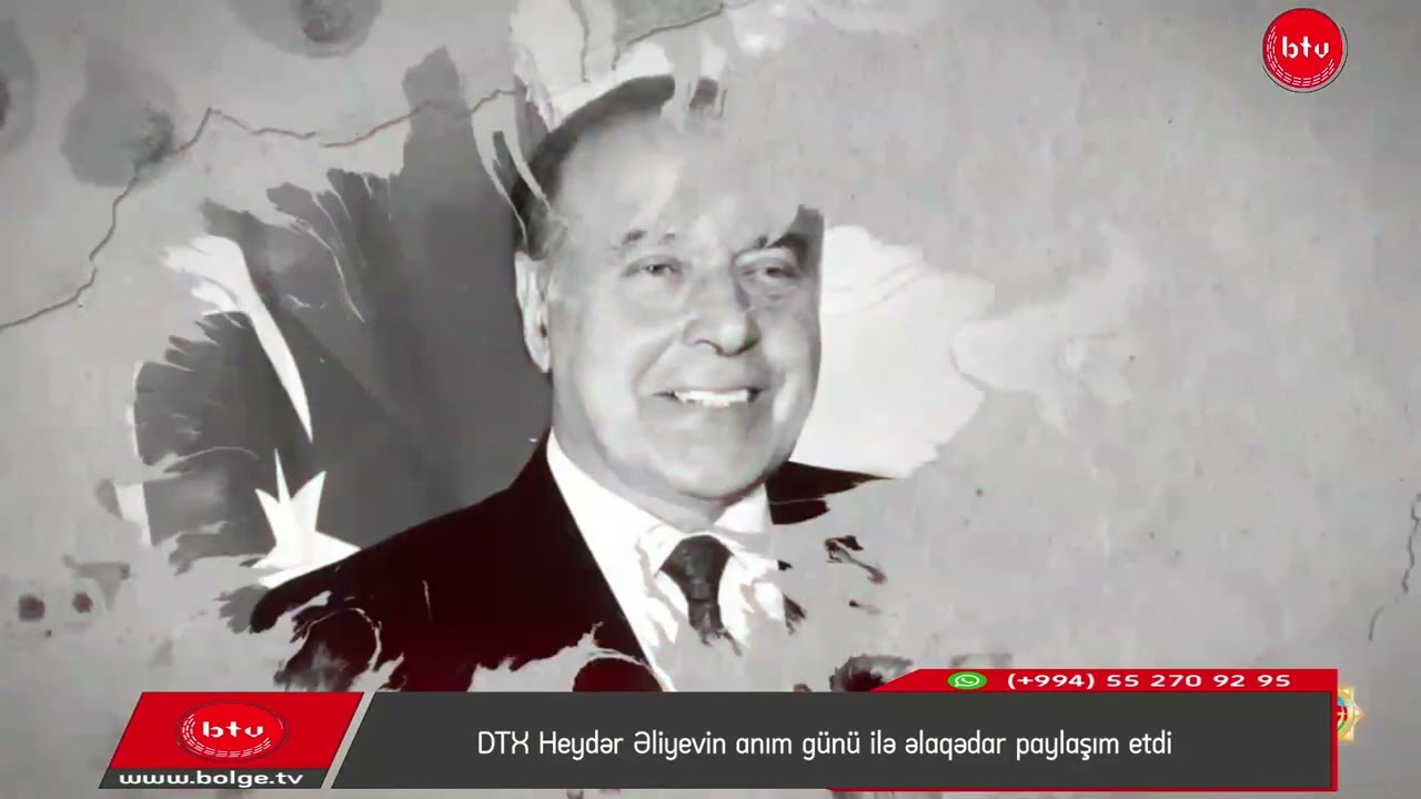DTX Heydər Əliyevin anım günü ilə əlaqədar paylaşım etdi