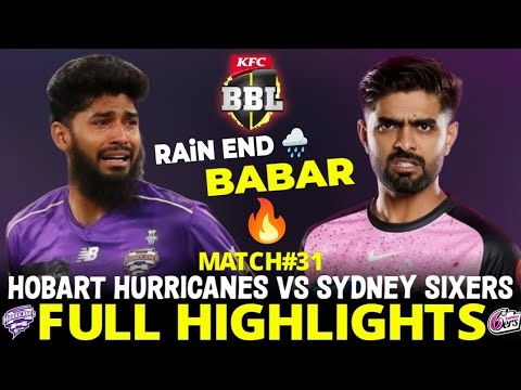 Hobart Hurricanes Vs Sydney Sixers BBL 31th Match Full Highlights | S Sixers Vs H Hurricanes BBL