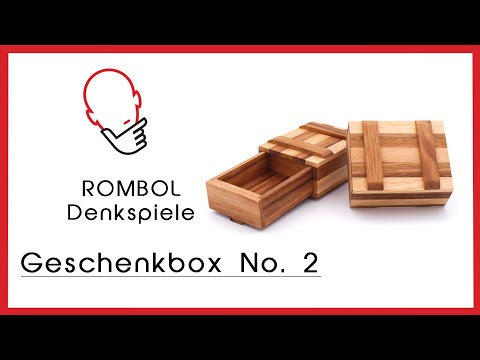 ROMBOL Denkspiele 6131, Geschenkbox, Lösung