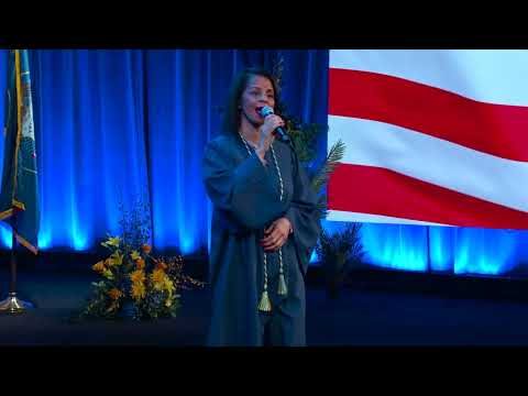 WGU 2022 Winter Virtual Commencement - National Anthem Sang by Gail Elbourne