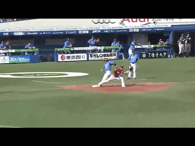 【6回裏】マリーンズ・井口が激走!! 執念の内野安打で均衡破った!! 2015/9/23 M-E
