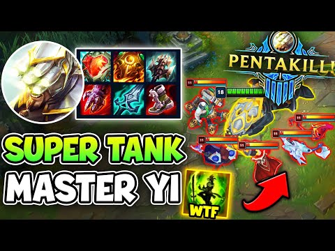 The Story of how Super Tank Master Yi got a 1v5 PENTAKILL!