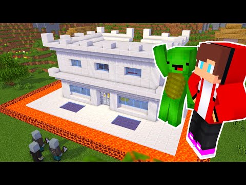MAIZEN : Pillager vs Security House - Minecraft Animation JJ & Mikey