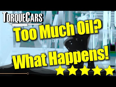 Overfilled Motor Oil! What Happens & Engine Damage Done - Fix & Avoid Too Much Oil Problems
